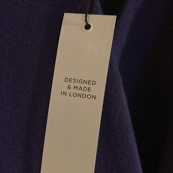 closet London purple wool coat dress size 6 new with tags - Picture 3 of 10